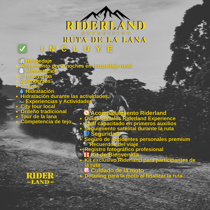 Ruta de La Lana | 01 al 03 de Mayo